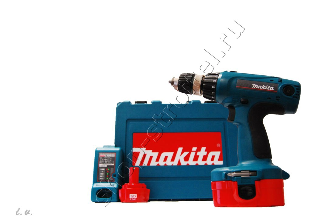 Увеличенная фотография Аккумуляторная дрель шуруповерт Makita 6347 DWAE